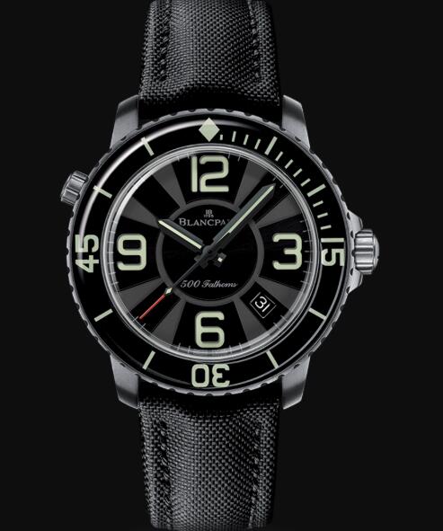 Blancpain Fifty Fathoms Watch Review 500 Fathoms Replica Watch 50015 12B30 52B